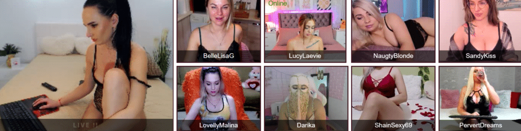Baise en direct Modèle